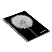 Fleur de Dandelion carnet spiral (Côté Droit)