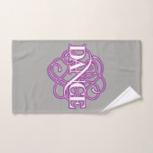 Fleur de danse (Serviette à main)
