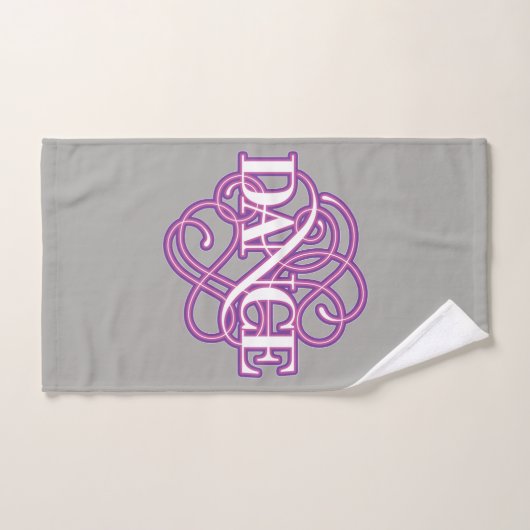 Fleur de danse (Serviette à main)