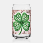 Fleur de dentelle coquette trèfle Saint-Patrick (Verso)