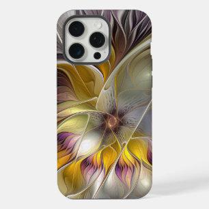 Fleur de fantaisie fractale moderne colorée abstra