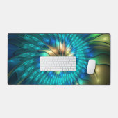 Fleur de fantaisie lumineuse, fractale abstraite c (Clavier et souris)