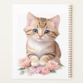Fleur de félins de fleur de chats mignons (Dos)