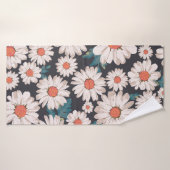 fleur de fleurs sans couture, motif d'impression m (Serviette de bain)
