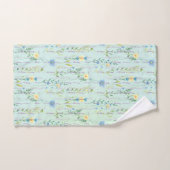 Fleur de flore rustique du dégradé de l'aquarelle (Serviette à main)