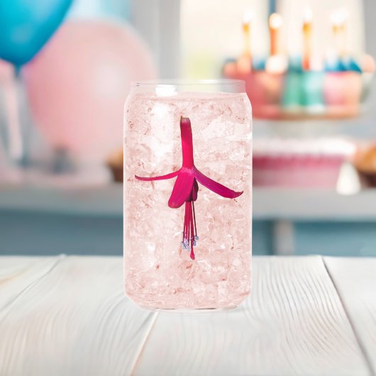 Fleur de Fuchsia rose vif Floral (Insitu (Baby Shower))