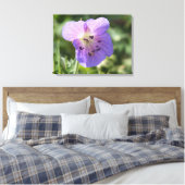 Fleur de géranium violet sur toile (Insitu(Chambre))