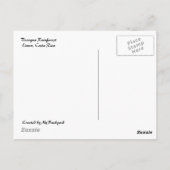 Fleur de gingembre avec carte postale (Dos)