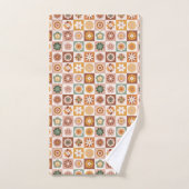 Fleur de Groovy Rétro (Serviette à main)