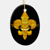 Fleur de Guardian Keramisch Ornament (Achterkant)