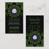 Fleur de guérison spirituelle avec Carte de visite (Devant / Derrière)