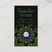 Fleur de guérison spirituelle avec Carte de visite (Dos)