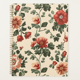 Fleur de jardin rustique - Vintage motif floral ro
