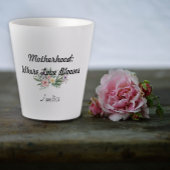Fleur de la fête mère Gratitude Latte Mug