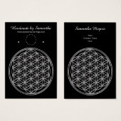 Fleur de la vie / Blume des Lebens - cristal brill (Devant & derrière)