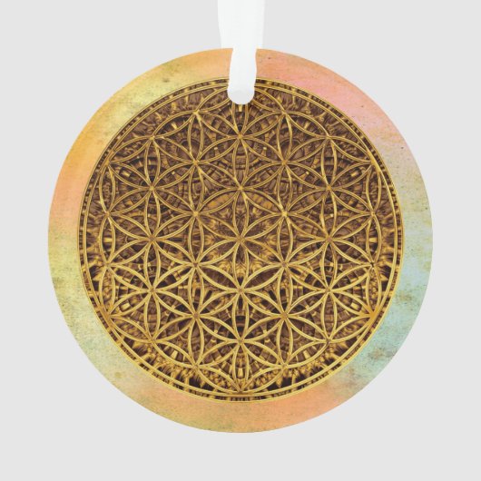 Fleur de la vie / Blume des Lebens - médaille d'or (dos)