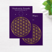 Fleur de la vie / Blume des Lebens - or brillant (Bureau)