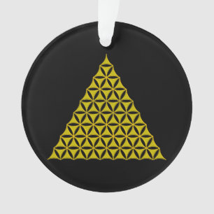 Fleur de la vie / Blume des Lebens - or pyramide