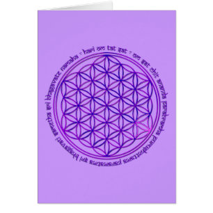 Fleur de la vie - Moola Mantra - violet