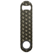 Fleur de la vie - motif d'or blanc (Devant)