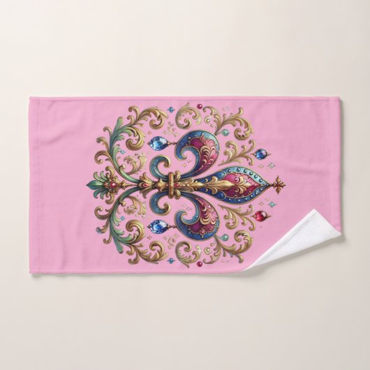 Fleur de Lis (Serviette à main)