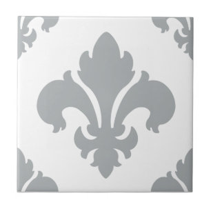 Fleur De Lis 2 Paloma Tegeltje