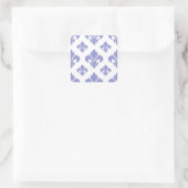 Fleur DE Lis 2 Violette Tulp Vierkante Sticker (Tas)
