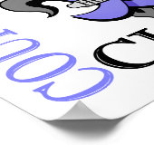 Fleur De Lis 3 Prostaatkanker Poster (Hoek)