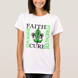 Fleur De Lis 3-ziekte van Lyme T-shirt