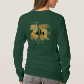 Fleur de Lis, aanpasbare tekst T-shirt (Achterkant)