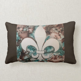Fleur De Lis Accent Pillow Kussen