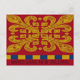 Fleur De Lis, ajouter du texte, Carte postale