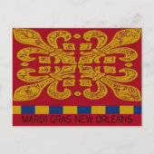 Fleur De Lis, ajouter du texte, Carte postale (Devant)