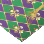 Fleur de Lis, Arrows, Mardi Gras Tafelkleed (Gekanteld)