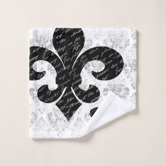 Fleur De Lis Bad Handdoek (Wasdoekje)