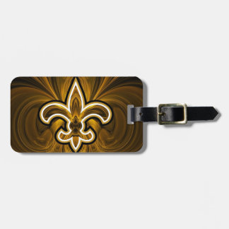 fleur de lis bagagelabel