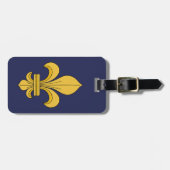 Fleur-de-lis Bagagelabel (Voorkant horizontaal)