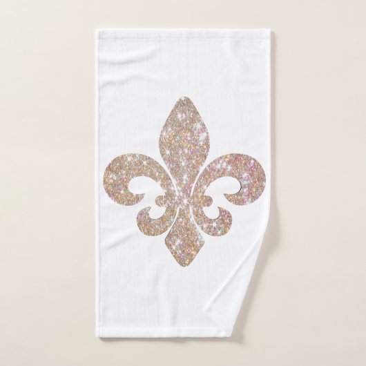 Fleur De Lis Bathroom Sprakle Bad Handdoek (Handdoek)