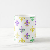 Fleur de Lis Beads - White Coffee Mok (Center)