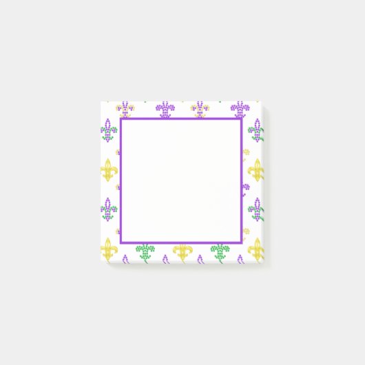 Fleur de Lis Beads - White Notes (Voorkant)