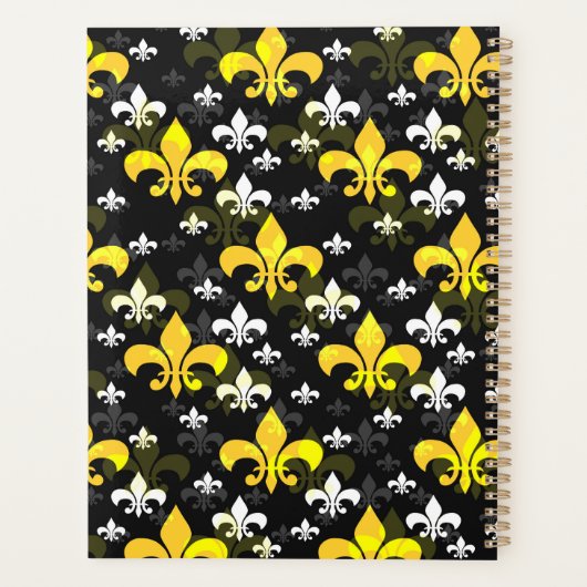 Fleur De Lis Blanc Jaune (Dos)