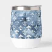 Fleur de Lis - Bleu Vintage (Gauche)
