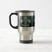 Fleur de lis bling sur la tasse (Gauche)