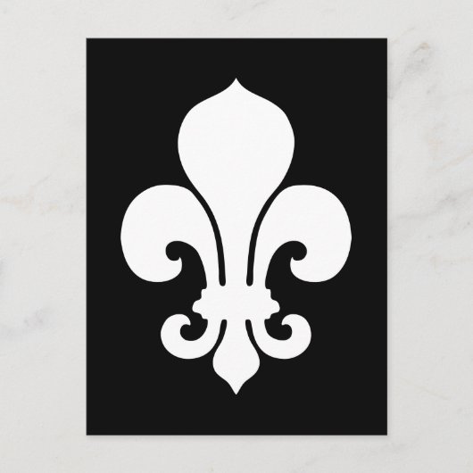 Fleur De Lis Briefkaart (Voorkant)