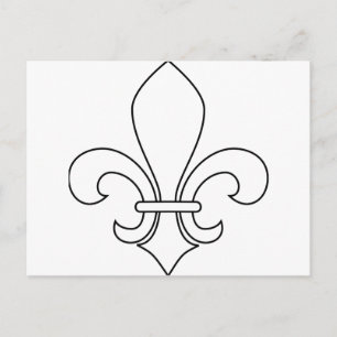 Fleur-de-lis Briefkaart