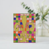 Fleur De Lis Briefkaart (Staand voorkant)