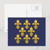 Fleur-de-lis Briefkaart (Voorkant / Achterkant)