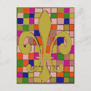 Fleur De Lis Briefkaart