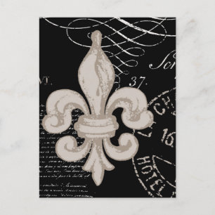  Fleur de Lis...briefkaart Briefkaart
