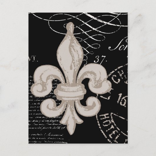 Fleur de Lis...briefkaart Briefkaart (Voorkant)